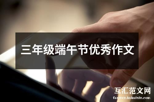 三年级端午节优秀作文