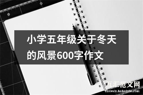 小学五年级关于冬天的风景600字作文