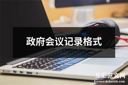 政府会议记录格式