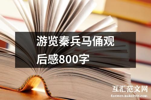 游览秦兵马俑观后感800字
