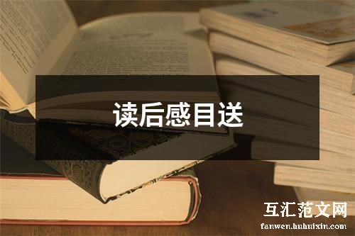 读后感目送